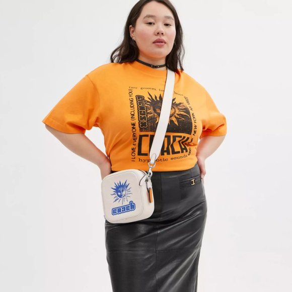 NWT Coach The Lil Nas X Drop Sun Camera Bag & Wallet Set Graphic Leather Purse - Picture 7 of 16